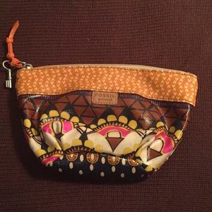 Fossil Key-Per makeup bag
